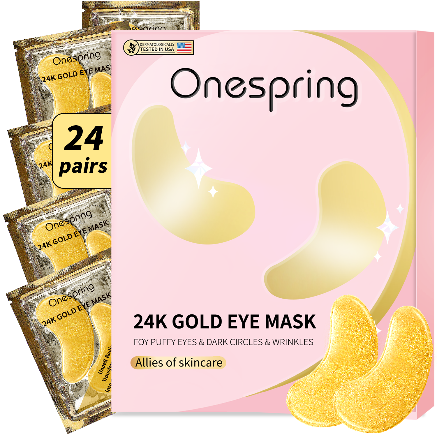 24K Gold eye mask