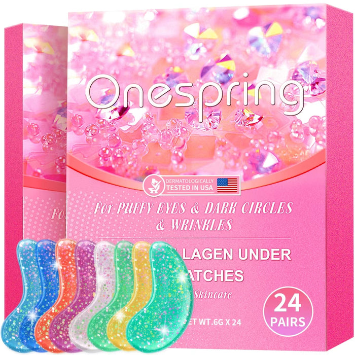 Pink Super Collagen Under eye patches
