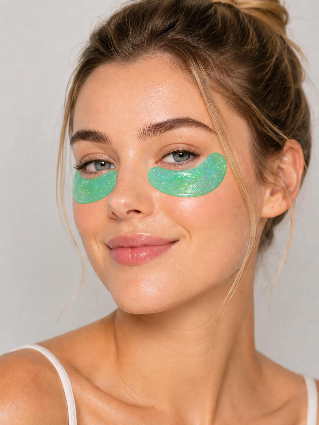 woman wearing eye masks