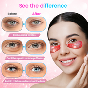 Pink Super Collagen Under eye patches