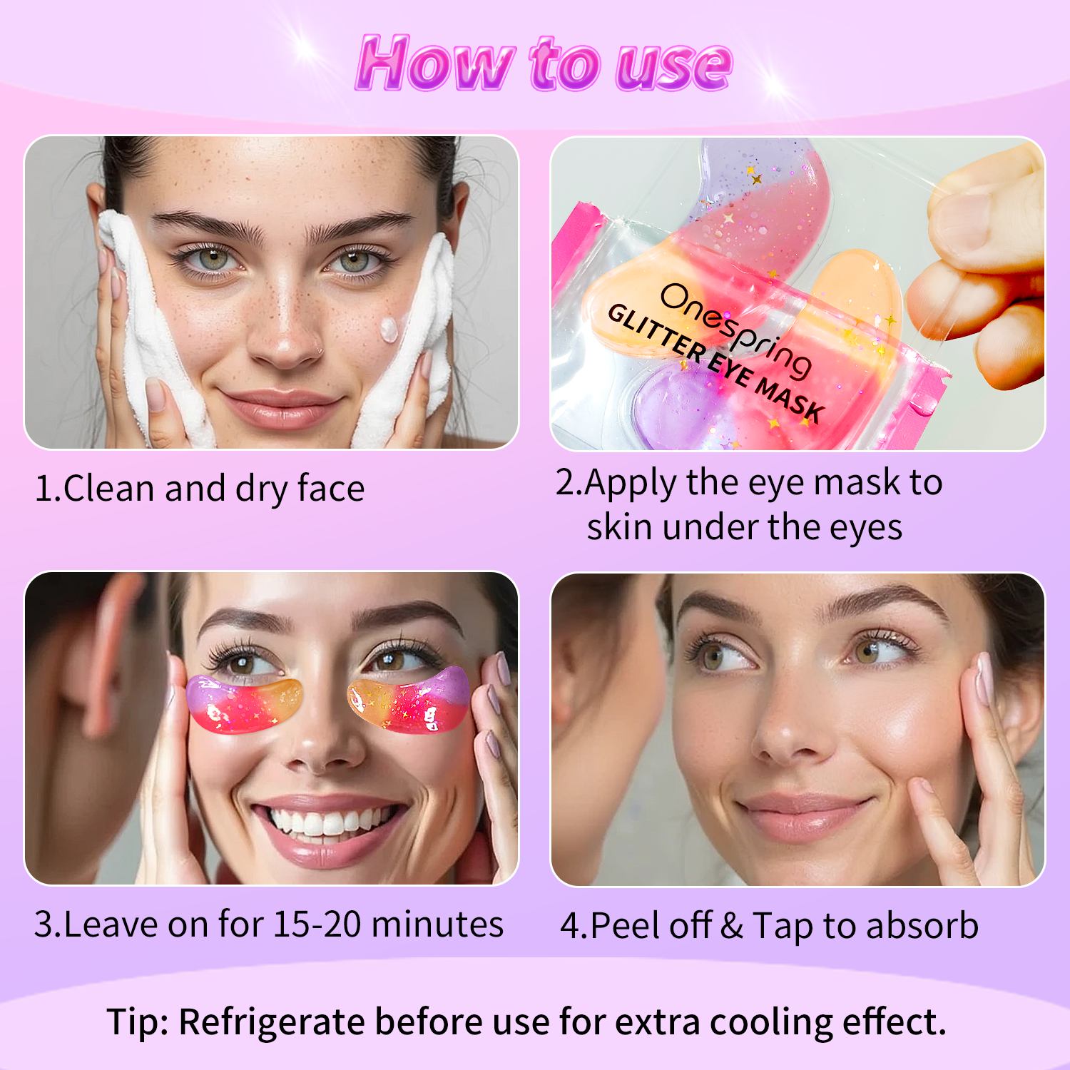 Glitter Under Eye Patches