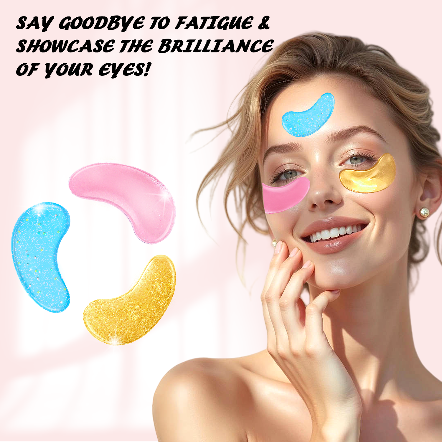 Tri-color eye mask combo