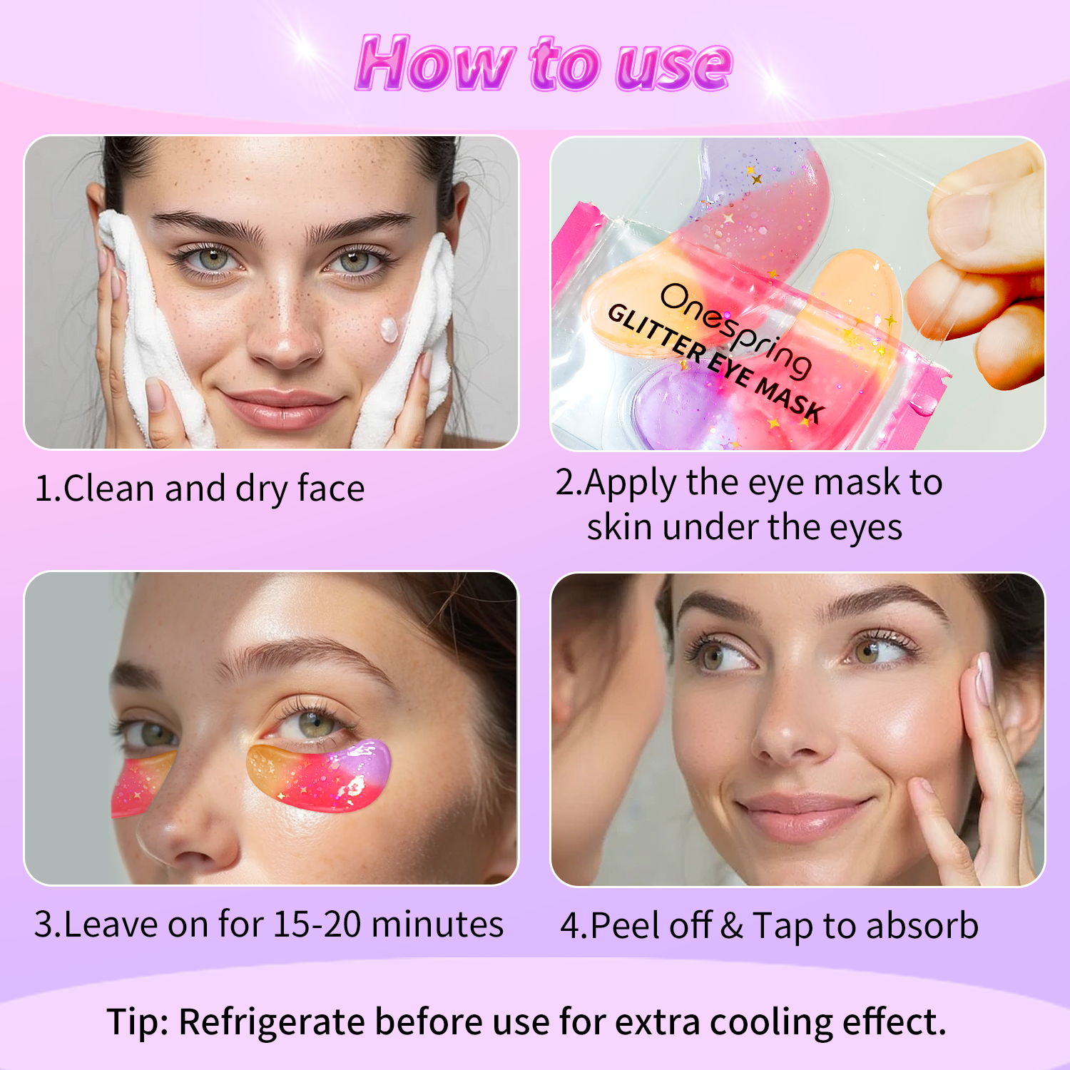 Glitter Under Eye Patches