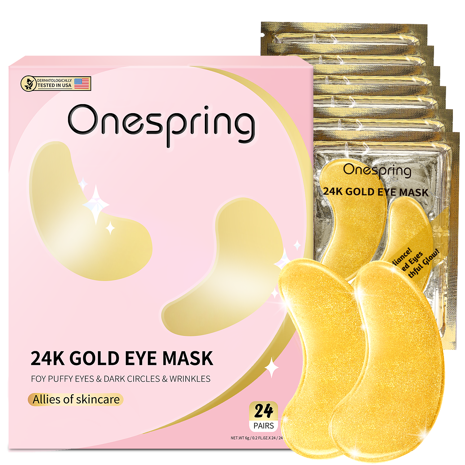 24K Gold eye mask