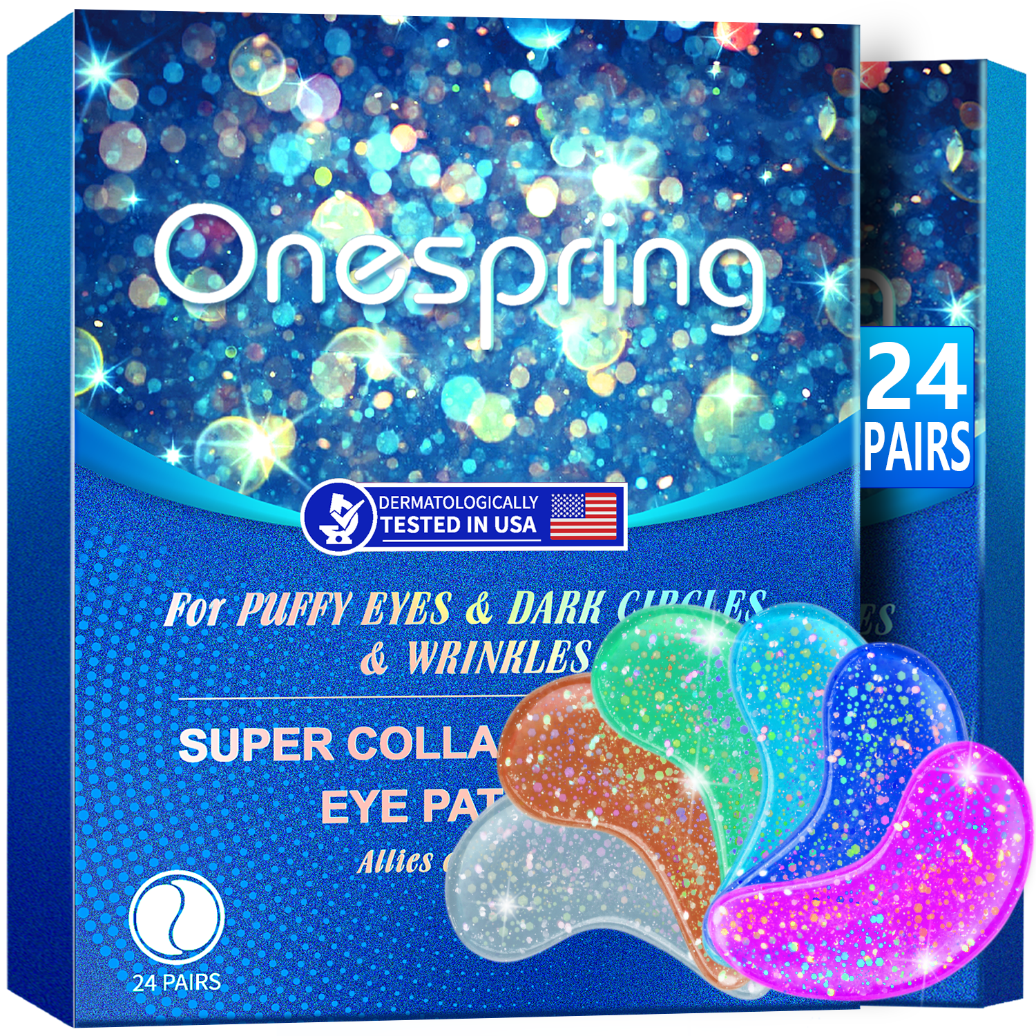 Blue Super Collagen Under eye patches